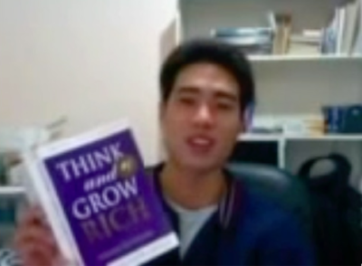 A frame taken from my first ever online video. Cringe-worthy to watch now to say the least!