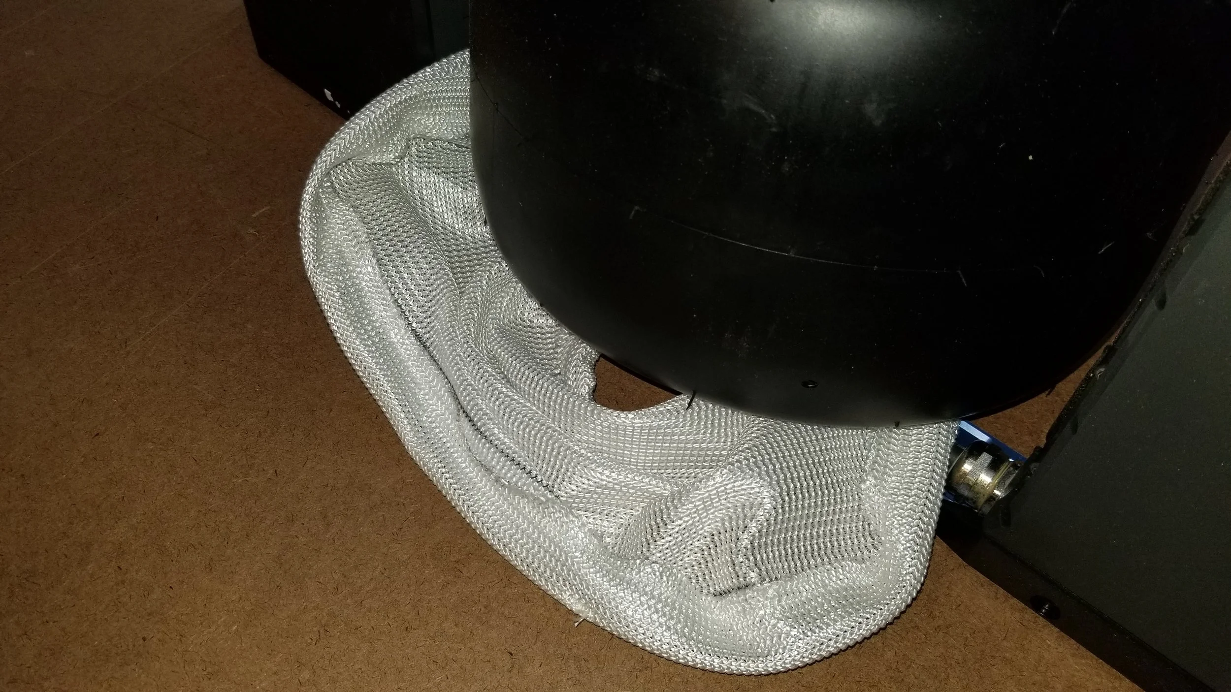 Sock is now around axle