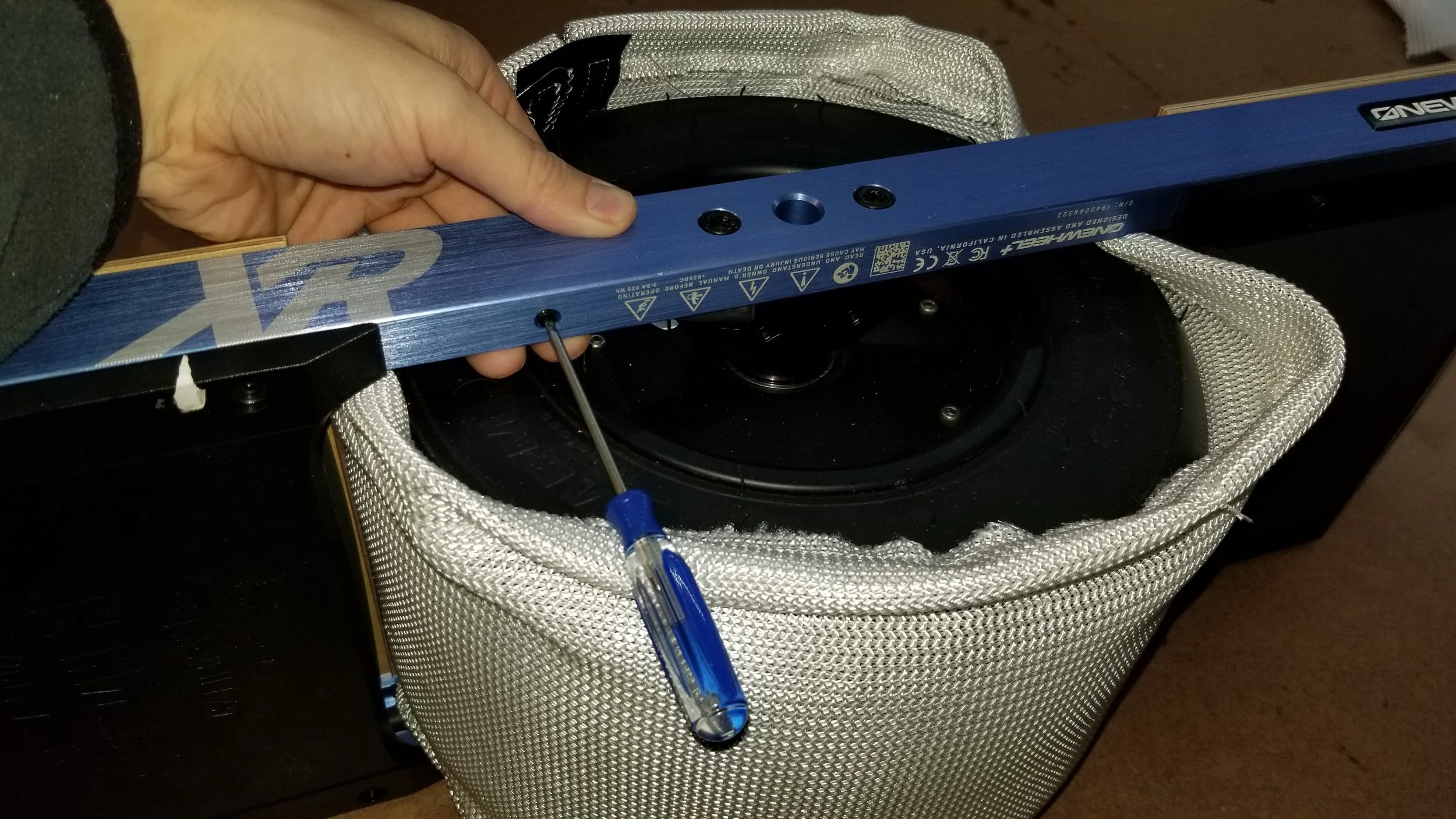 Re-attach the Motor Cable Retainer