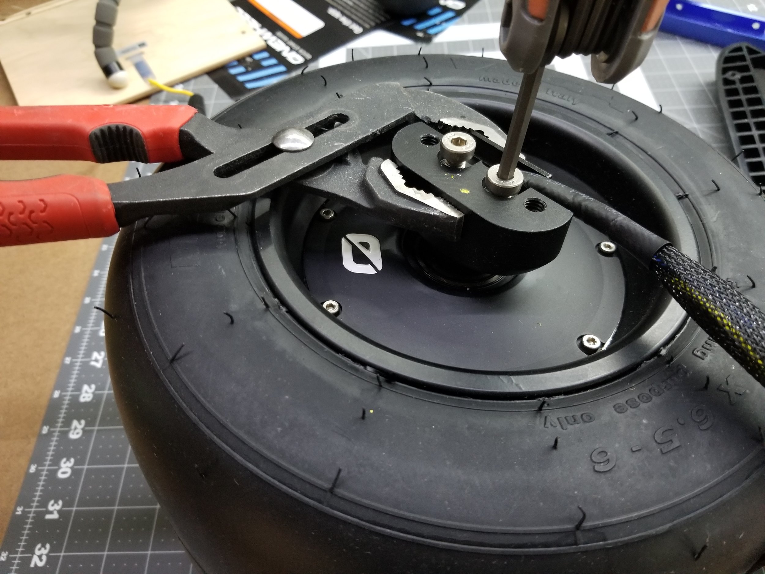 Remove the Axle blocks