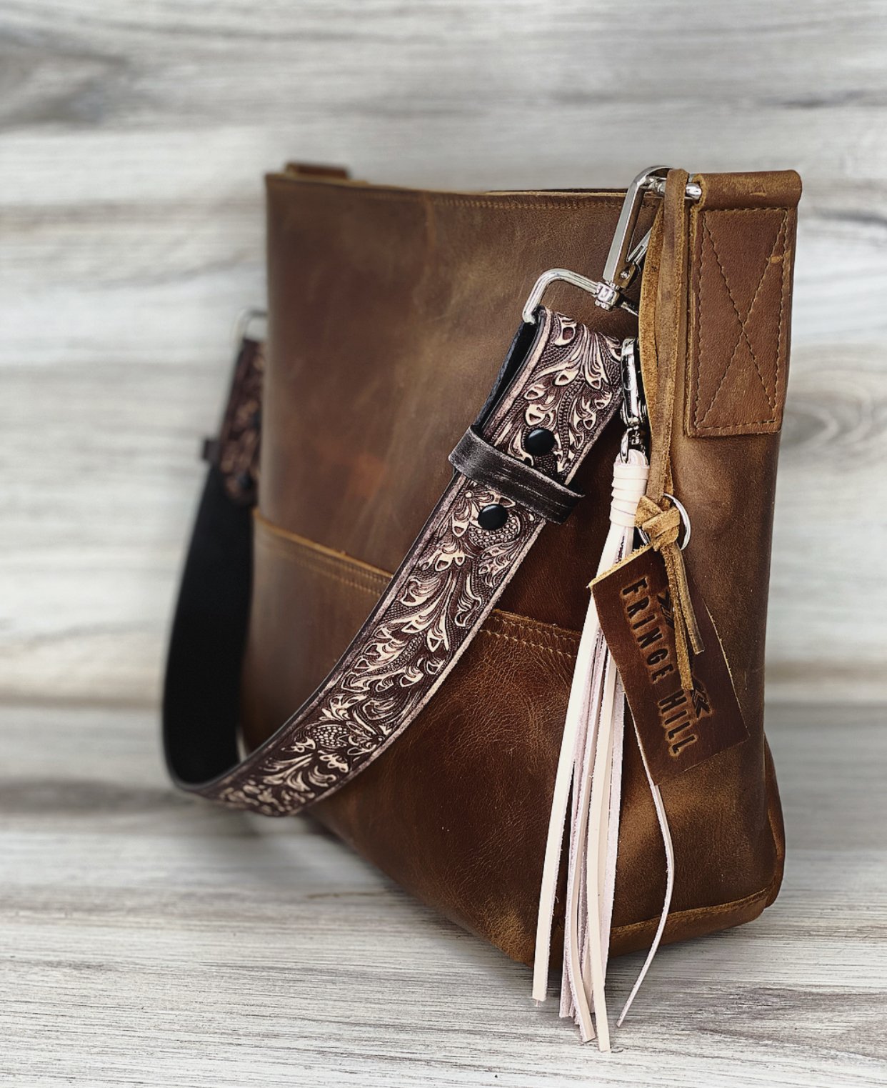 🤎 love it? Chanel fringe tassel saddle bag available online now