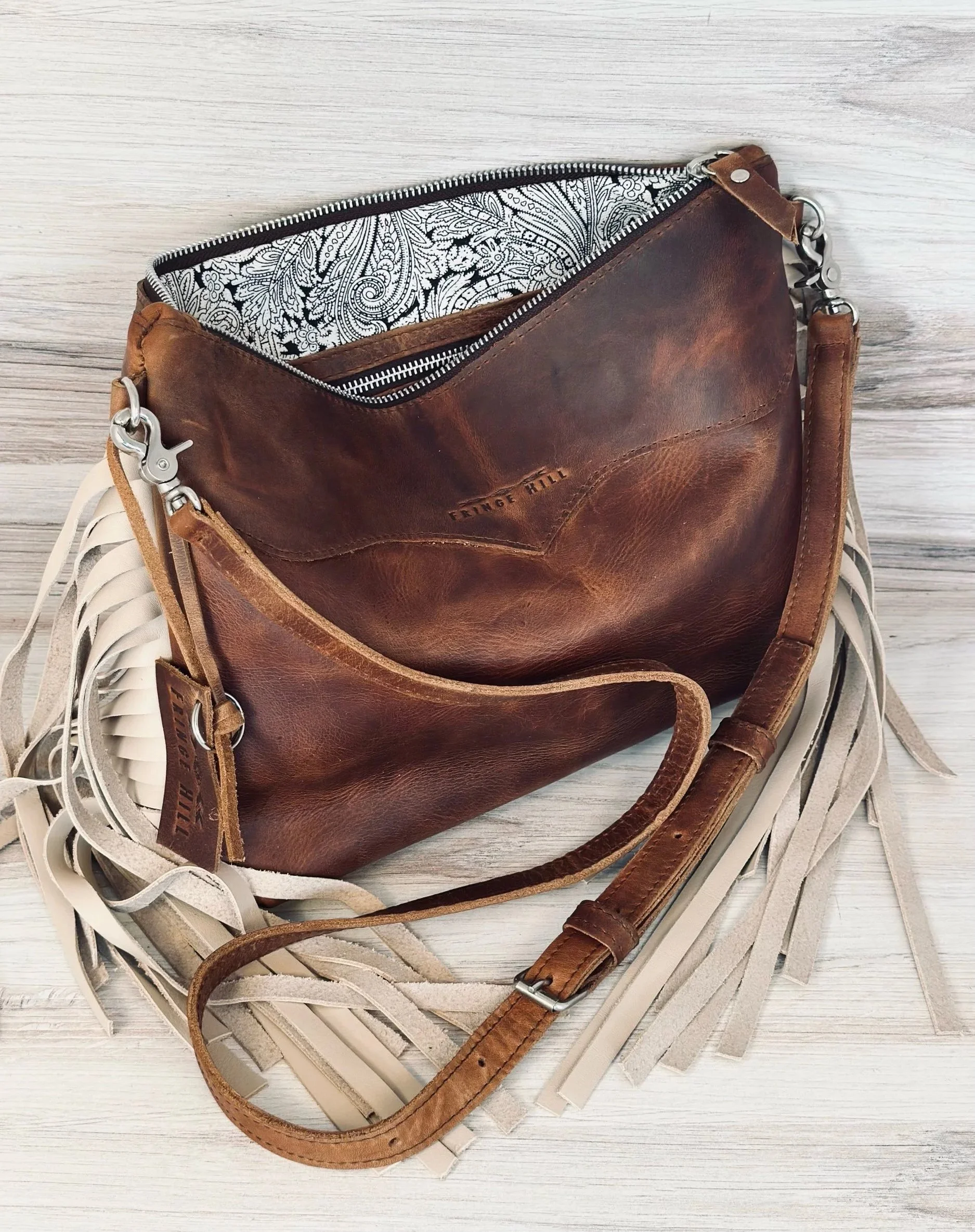 Ranch Bag Pink Fringe