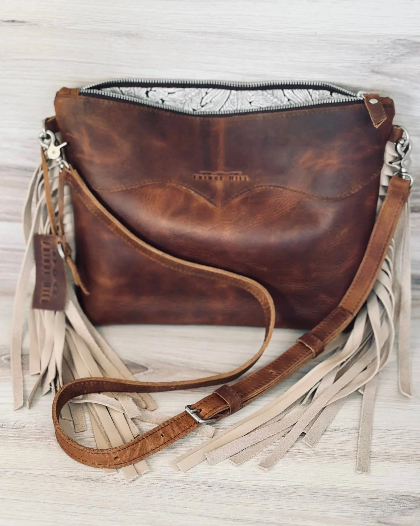 Ranch Bag Blush Fringe