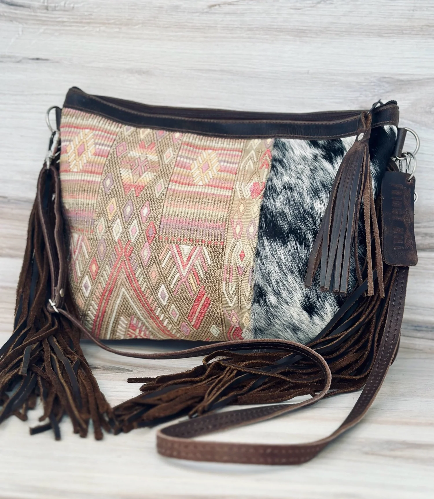 Sebastian Geo Chocolate Fringe — Fringe Hill Design