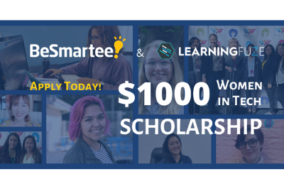 BeSmartee & LearningFuze Women in Tech Scholarship 10/10/20-10/15/20