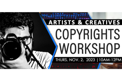 Copyright Workshop for Entrepreneurs 11/2/23
