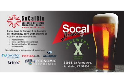 SOCALBIO Networking Mixer in Orange County 7/25/24