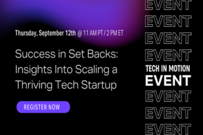 Success in Setbacks: Insights Into Scaling a Thriving Tech Startup 9/12/24