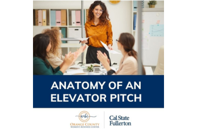 Anatomy of an Elevator Pitch 3/13/25