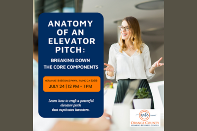 Anatomy of an Elevator Pitch 7/24/25
