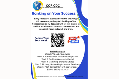 Banking on Your Success | Saturdays, 4/18/26 - 5/23/26