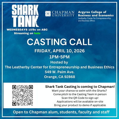 Shark Tank Casting Call 4/10/26