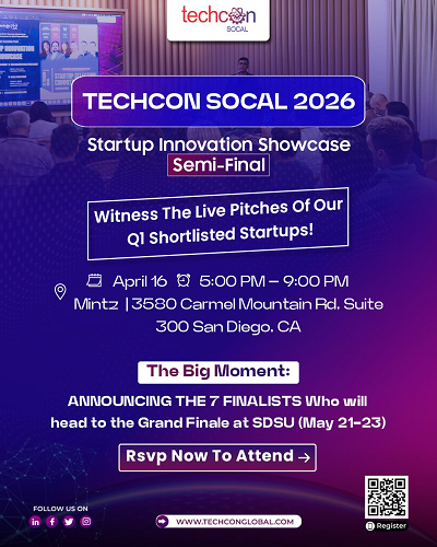TechCon SoCal Startup Innovation Showcase - Semi-Final 4/16/26