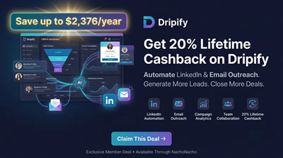 Weekly Deal : Dripify | Save up to $2,376/year