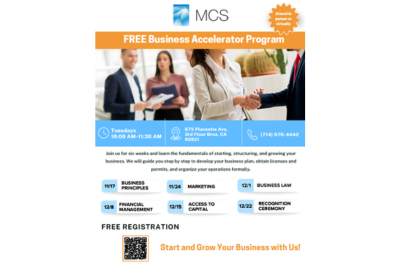 FREE Business Accelerator Program | Tuesdays, 11/17/26 - 12/22/26