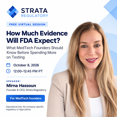 How Much Evidence Will FDA Expect? 10/8/26