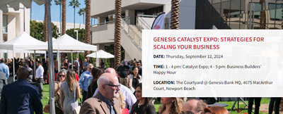 Genesis Catalyst Expo Genesis Catalyst Expo