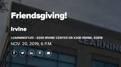 Friendsgiving Irvine