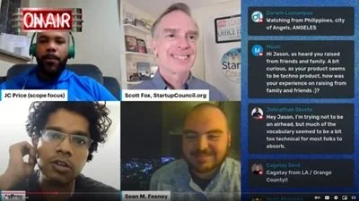 Startup Fundraising Office Hours livestream YouTube Q&A session