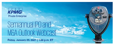 KPMG Semiannual IPO and M&A Outlook Webcast