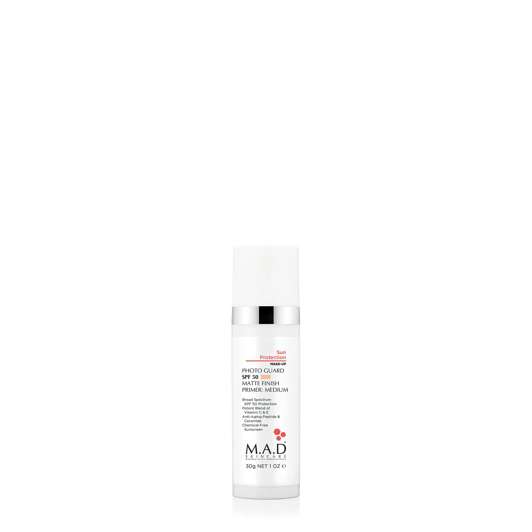 PHOTO GUARD SPF 50 MATTE FINISH PRIMER: MEDIUM