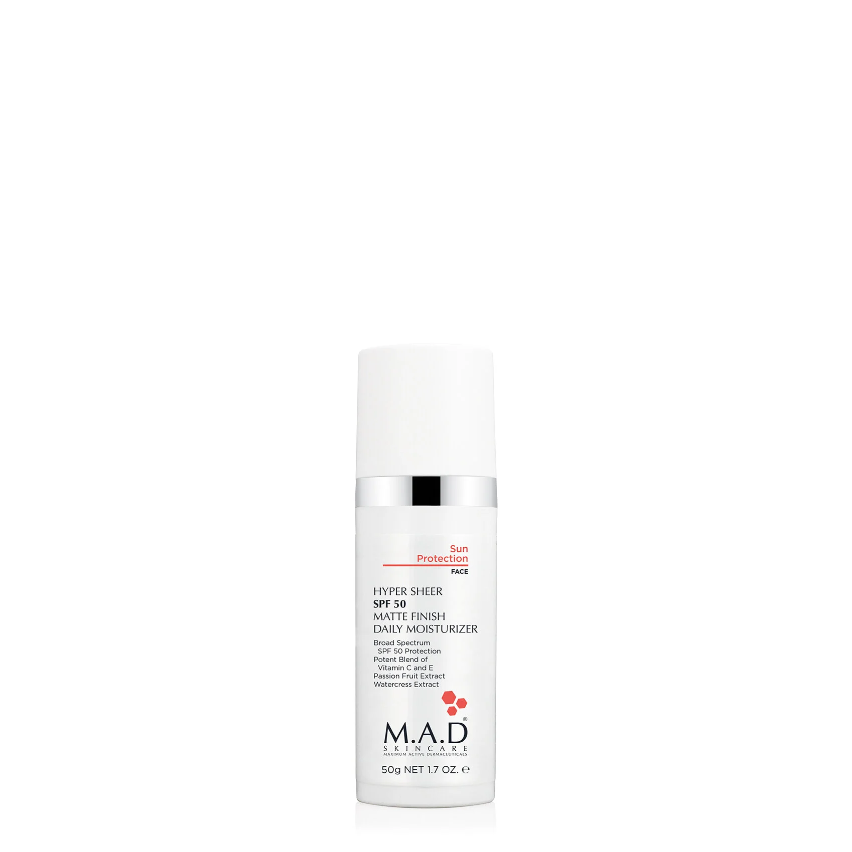 HYPER SHEER SPF 50 MATTE FINISH DAILY MOISTURIZER