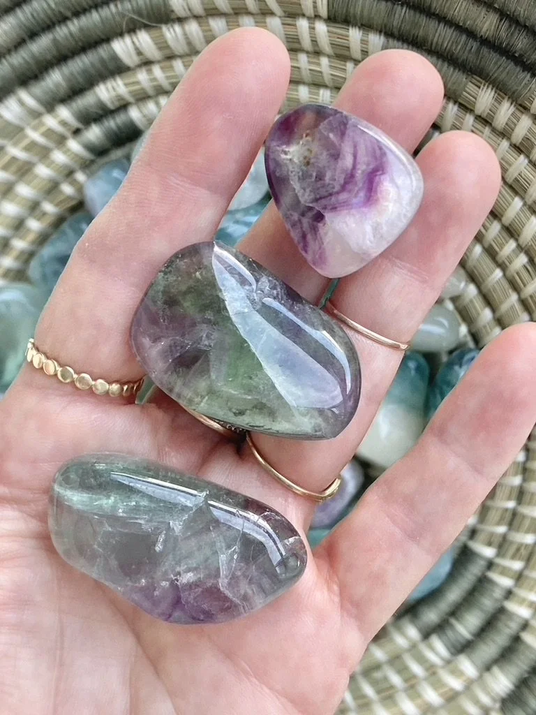 FLUORITE TUMBLED