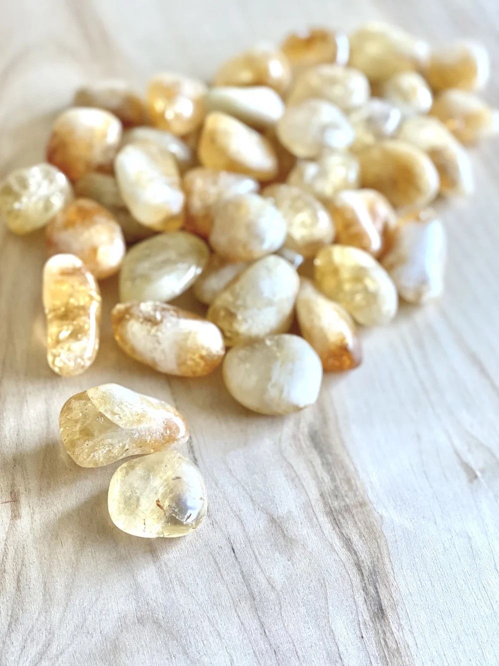 Citrine Crystals Tumbled — T I N Y B A N D I T
