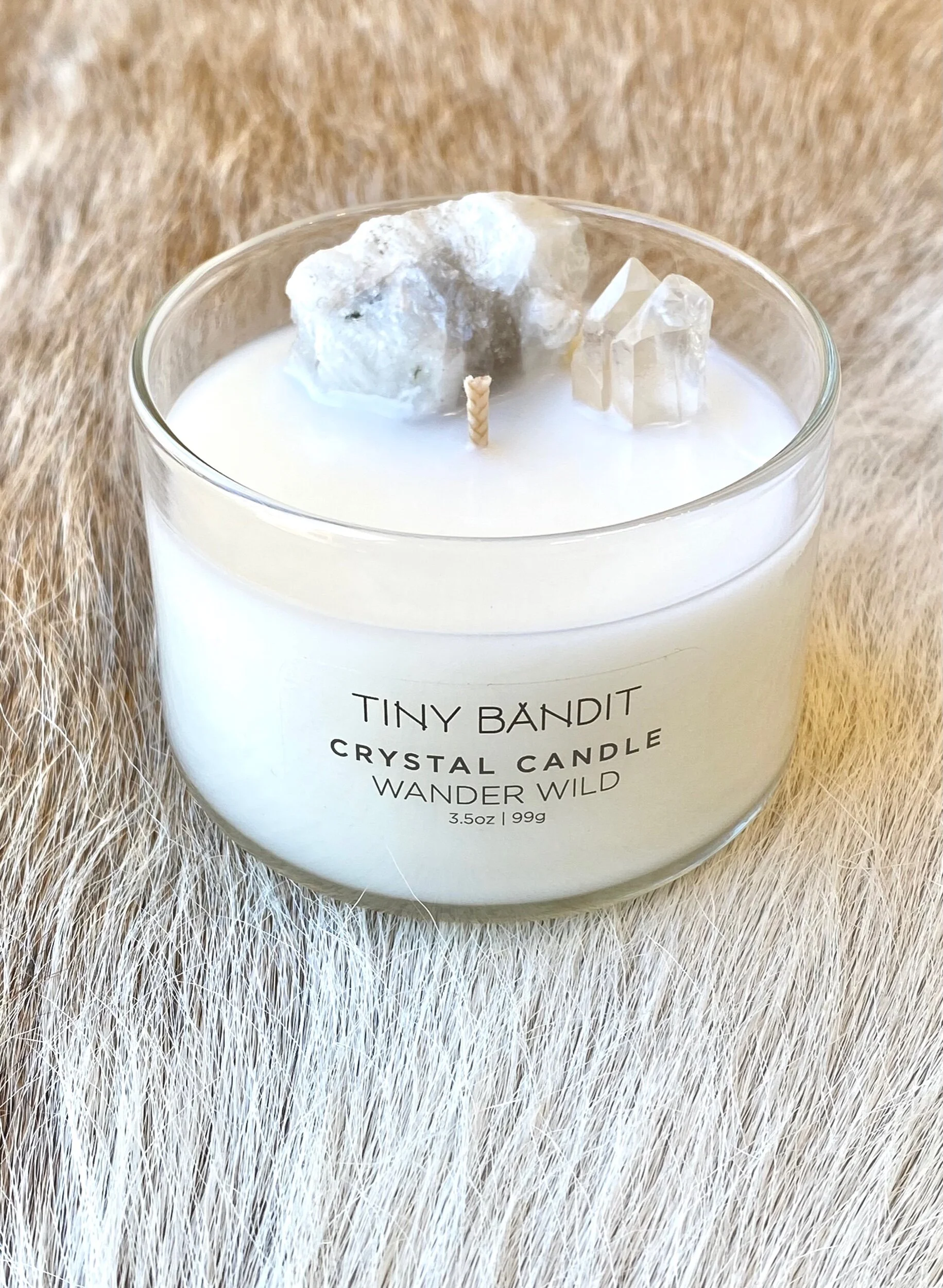 3.5 oz Crystal Candle | Wander Wild