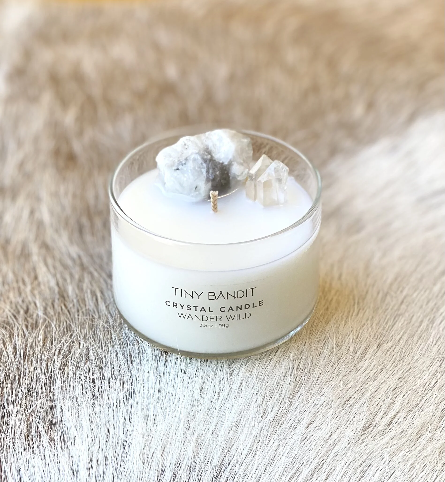 Wander Wild Crystal Candle