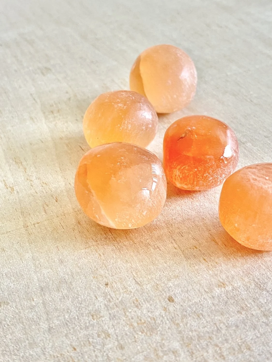 Peach Selenite Crystal