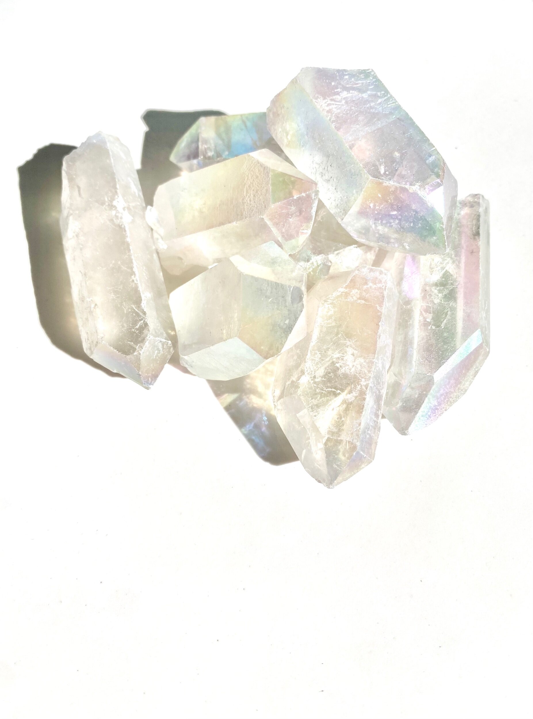 Aura Quartz Crystal Points