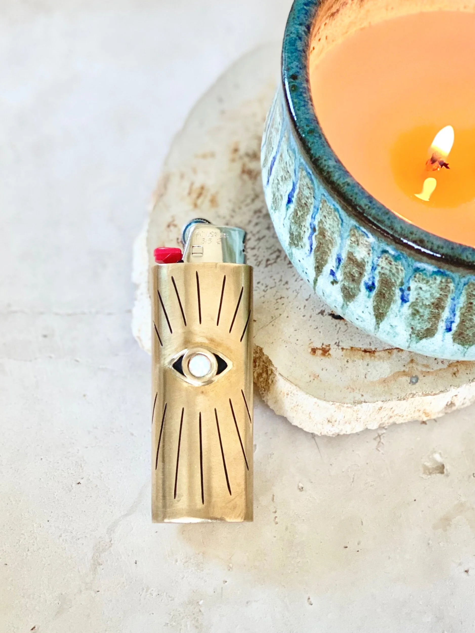 BRASS LIGHTER SLEEVE