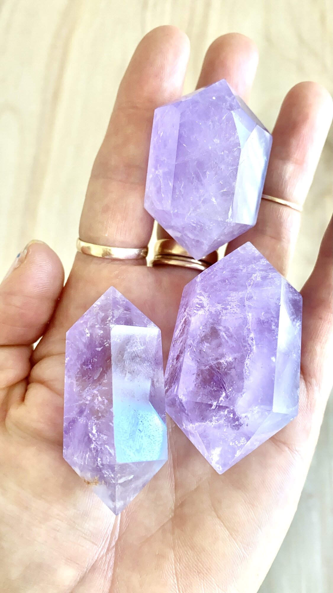 AMETRINE DOUBLE TERMINATED POINT