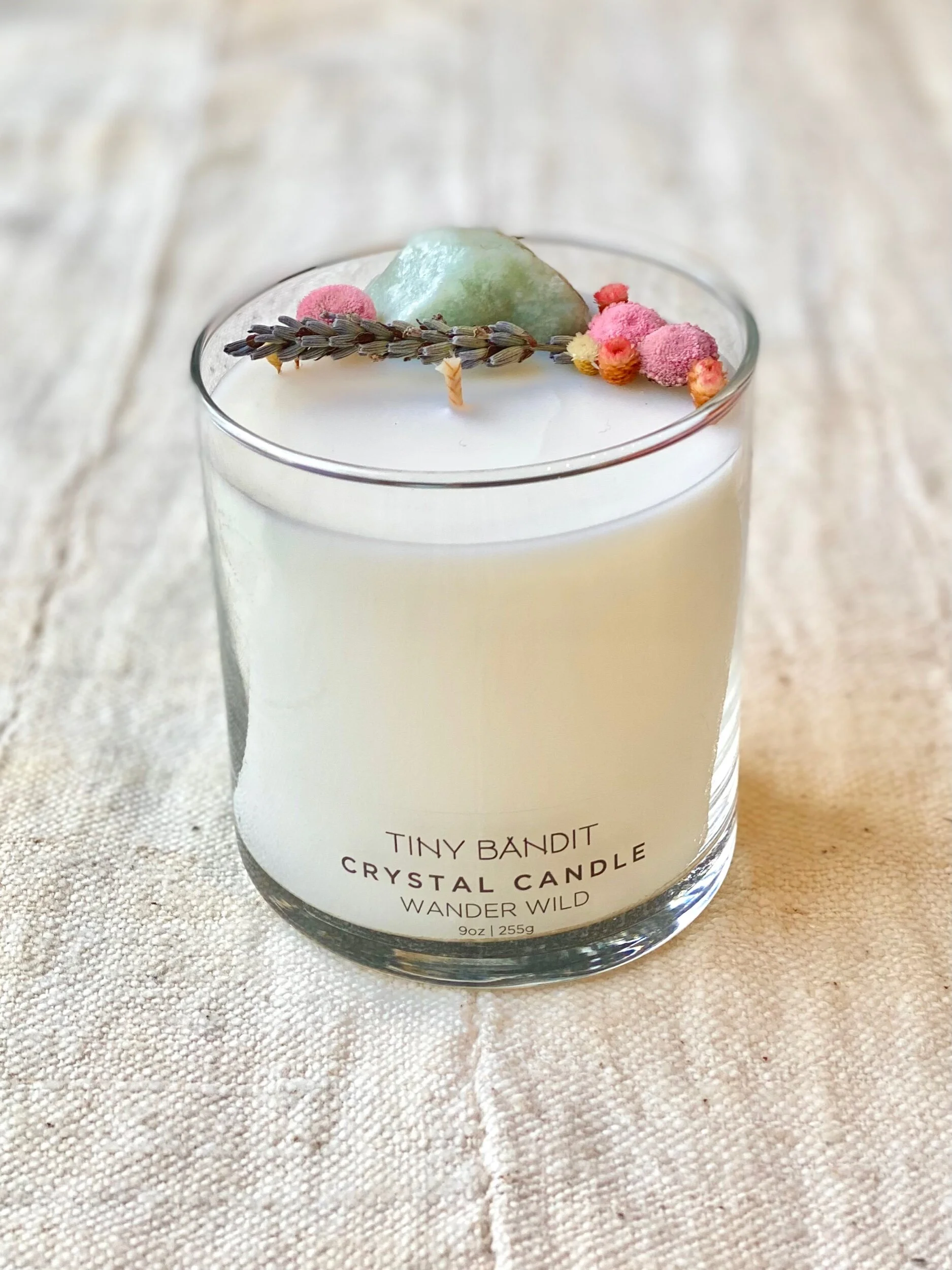 FLOWER CROWN CRYSTAL CANDLE