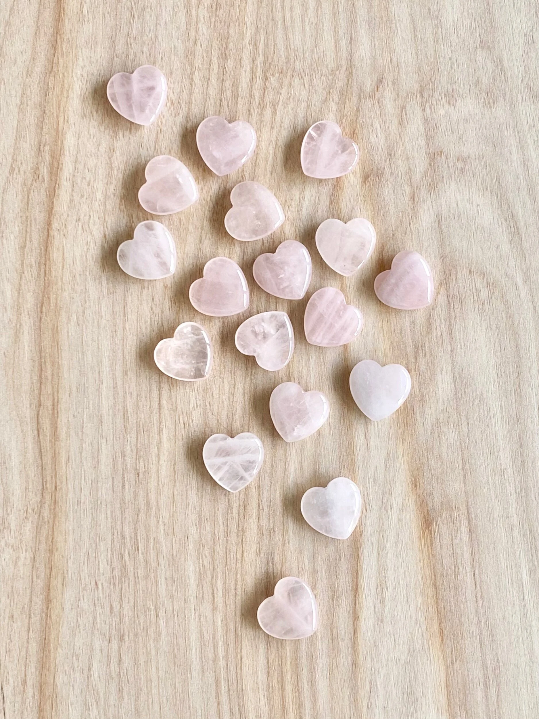 Rose Quartz Hearts