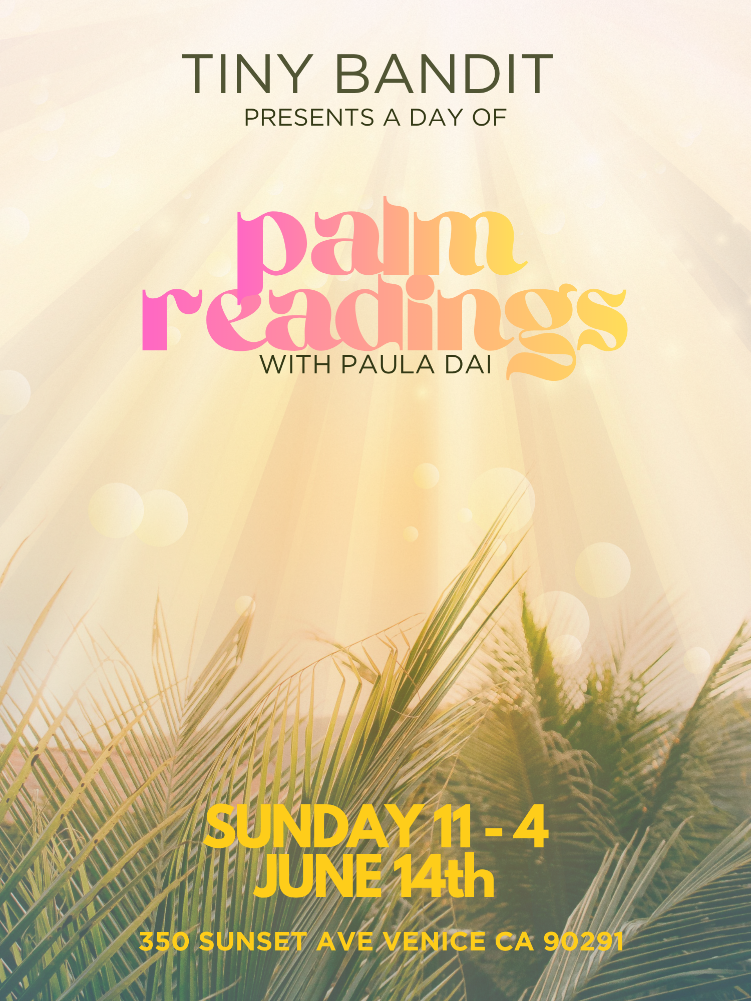 PALM READING with Paula Victoria Dai