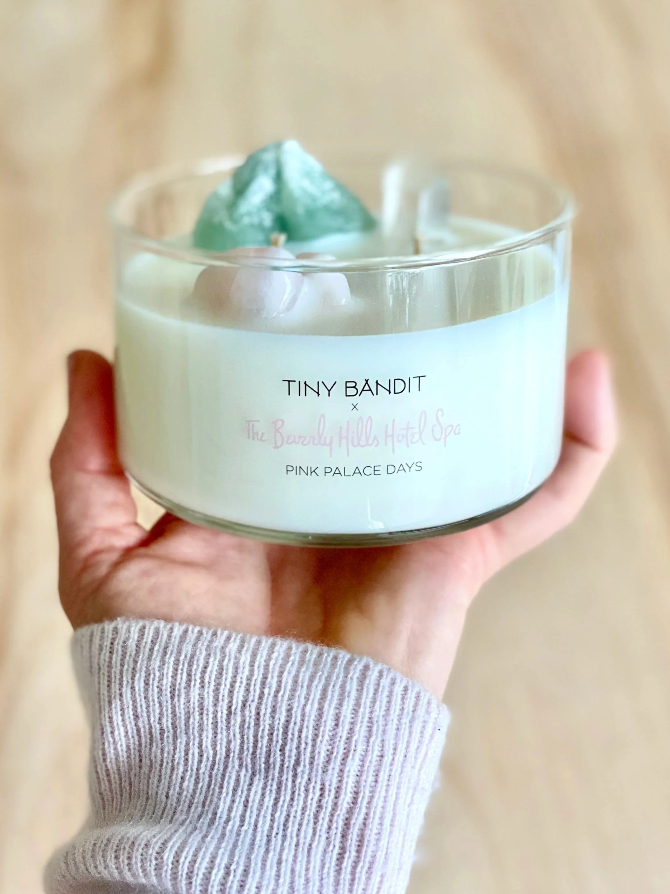 BEVERLY HILLS HOTEL CRYSTAL CANDLE