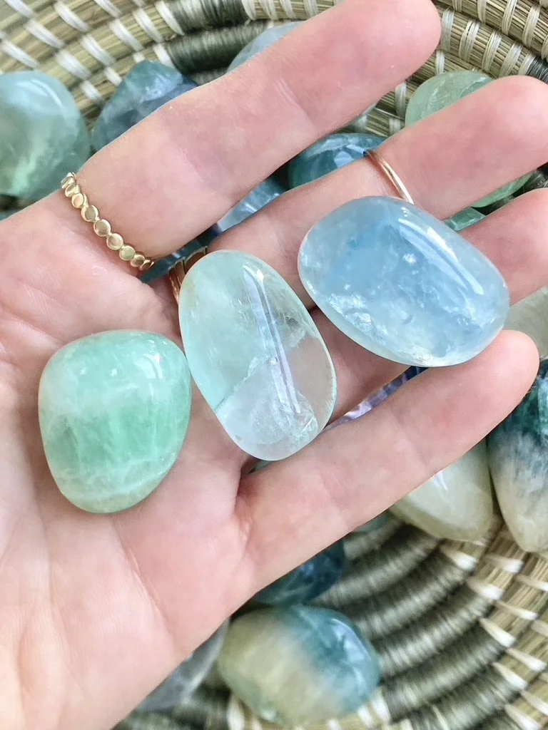 FLUORITE TUMBLED