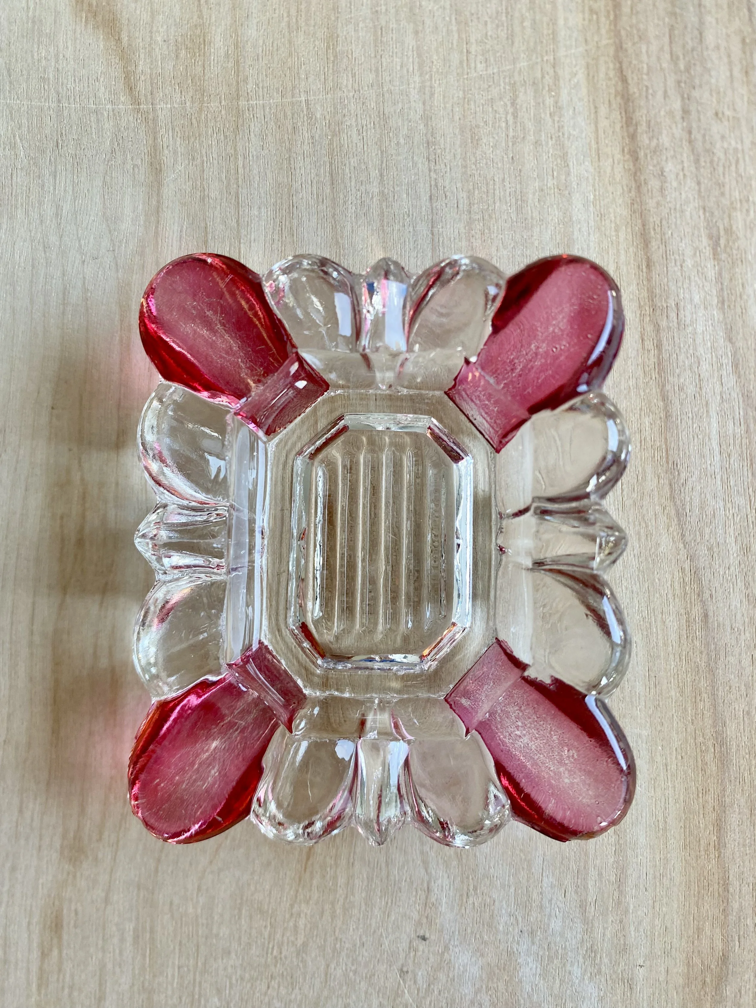 VINTAGE GLASS DISH