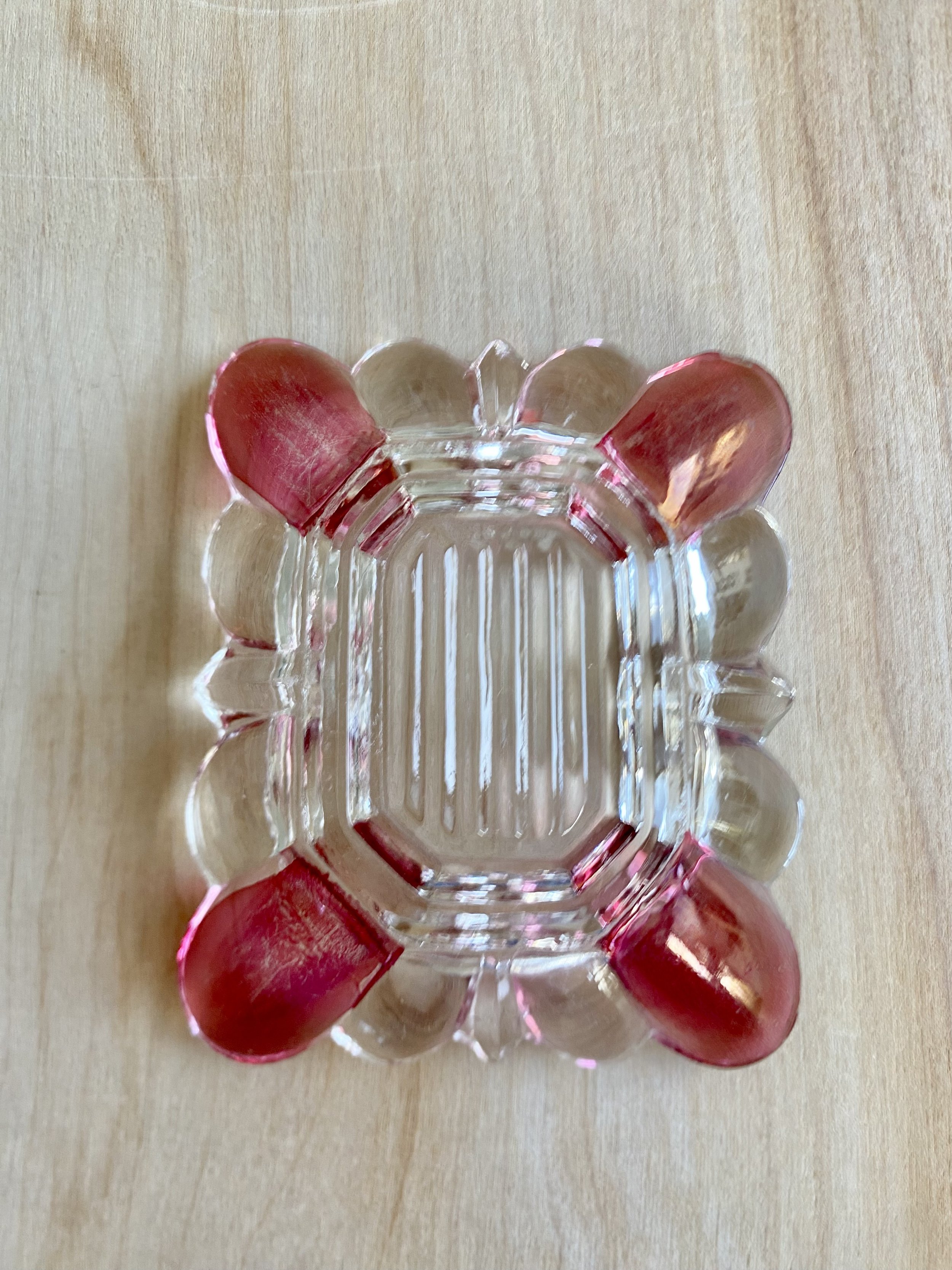 VINTAGE GLASS DISH