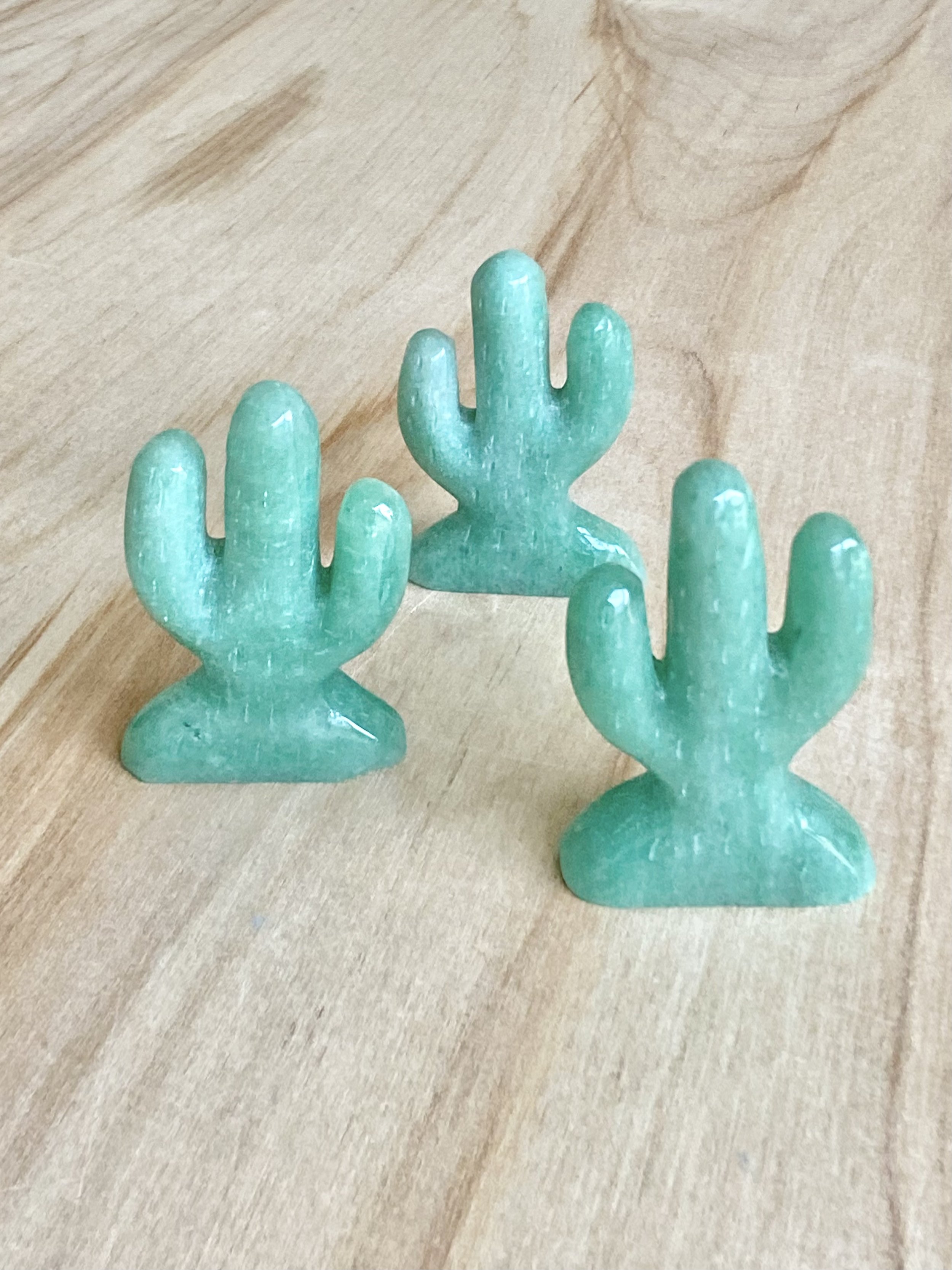 GREEN AVENTURINE CACTUS