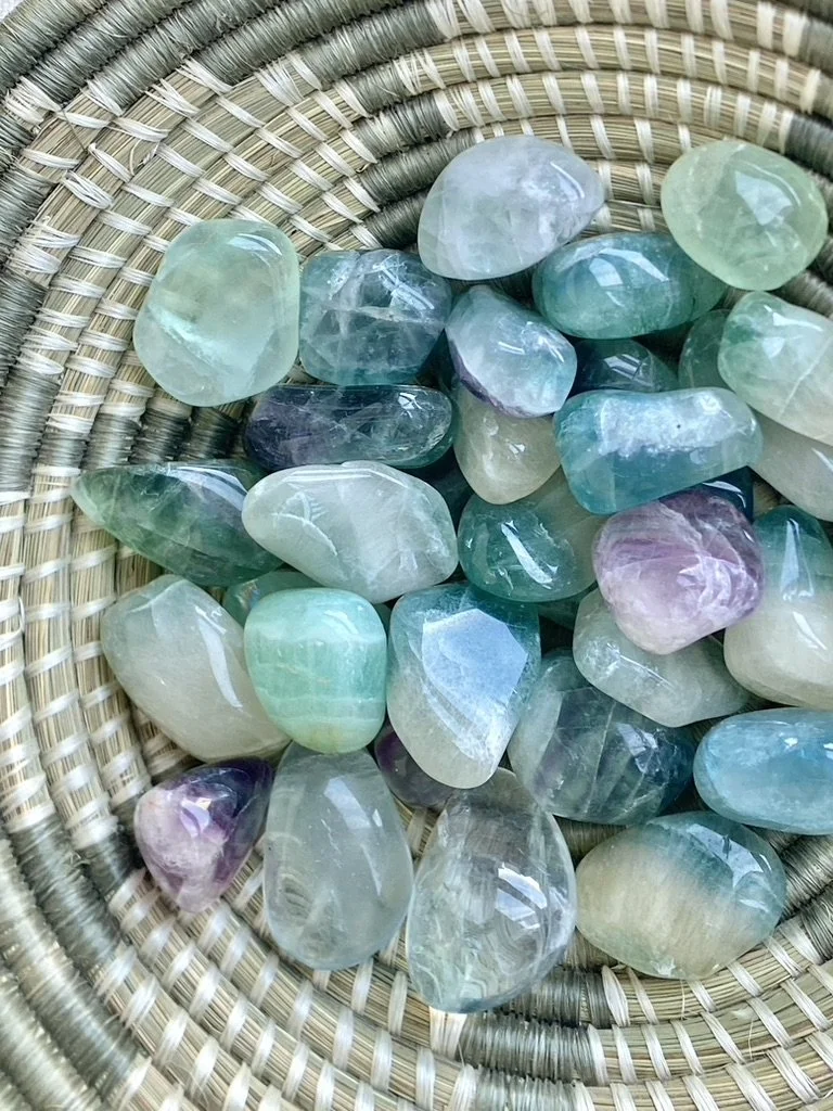 FLUORITE TUMBLED
