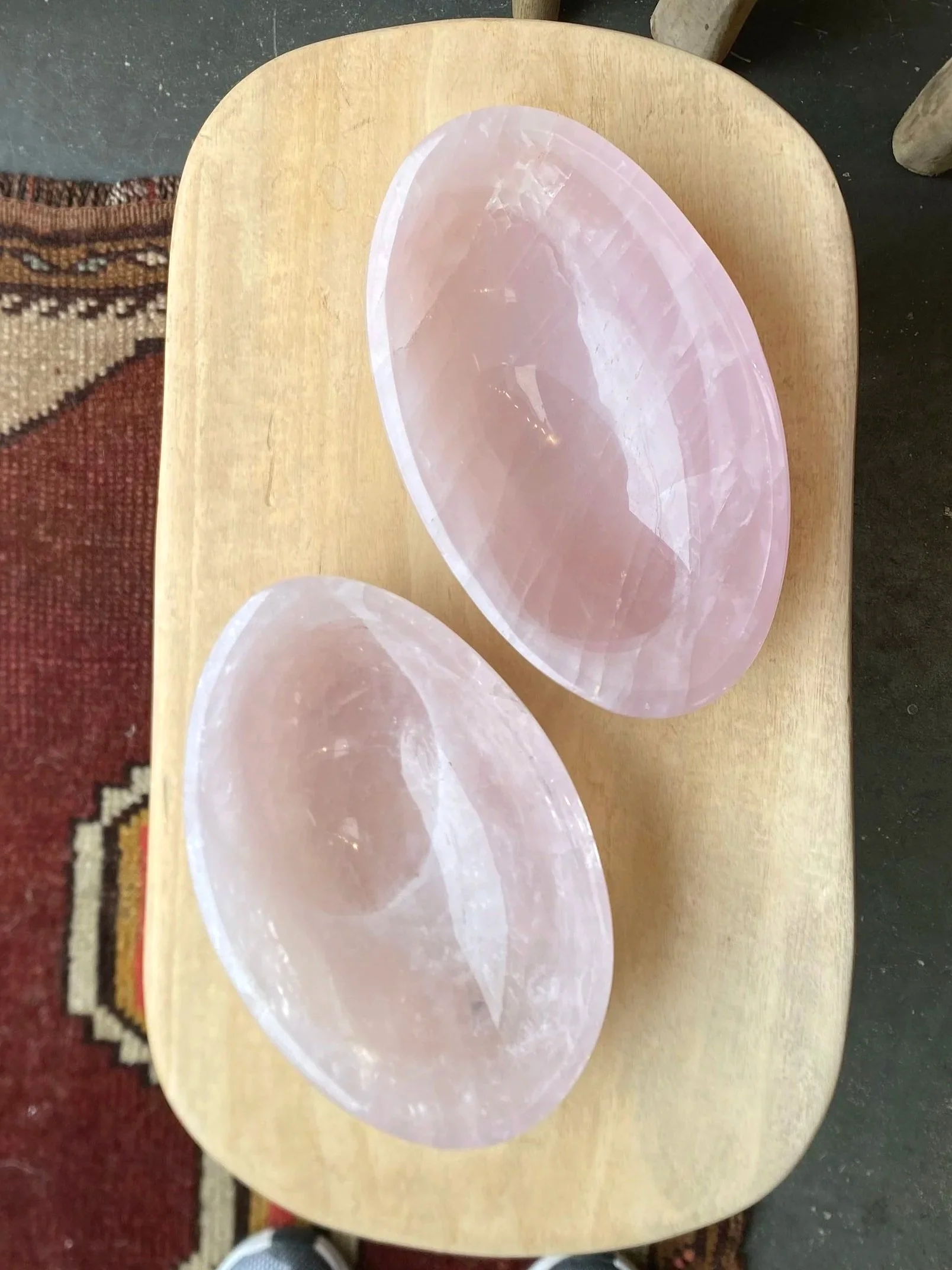 ROSE QUARTZ BOWL
