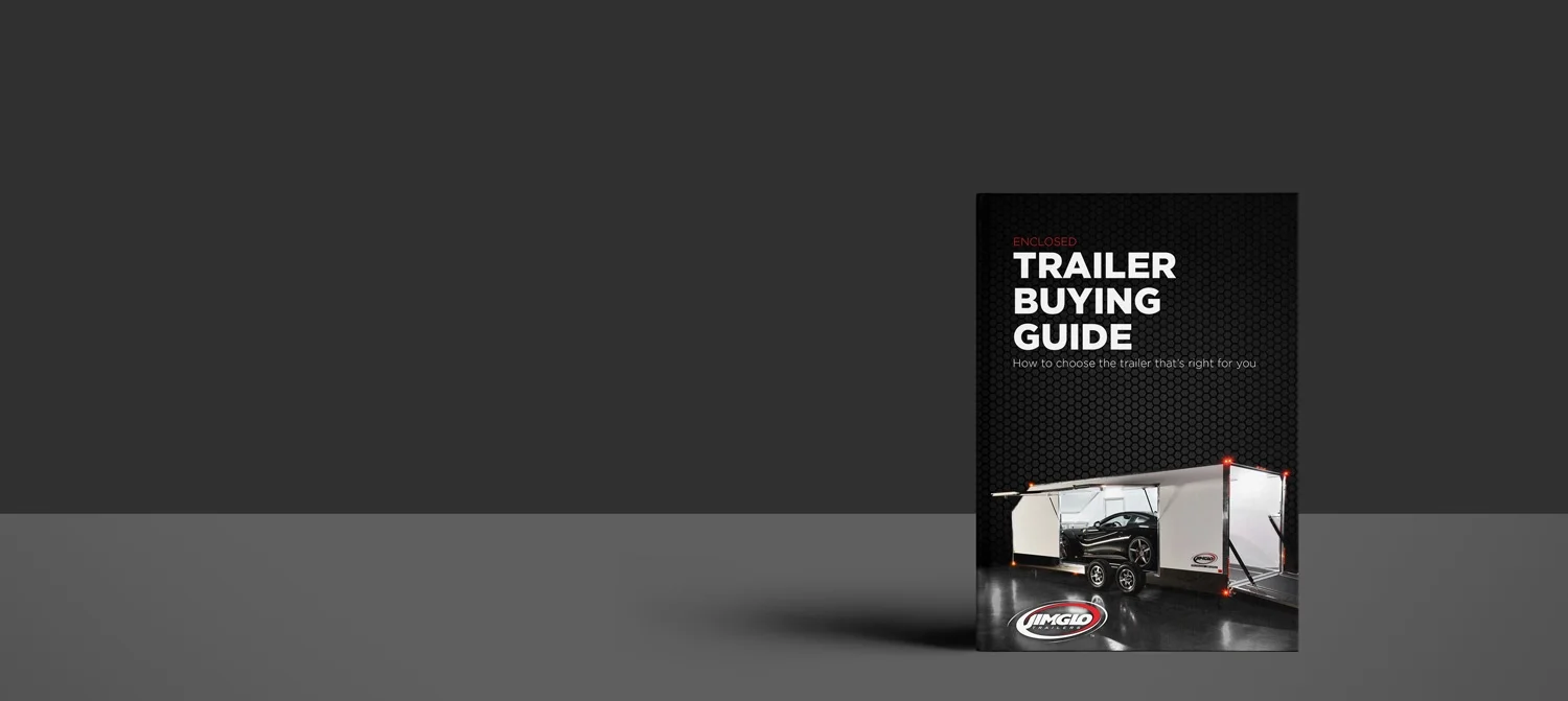 Enclosed Car Trailer with Escape Door and Removable Fender — JIMGLO