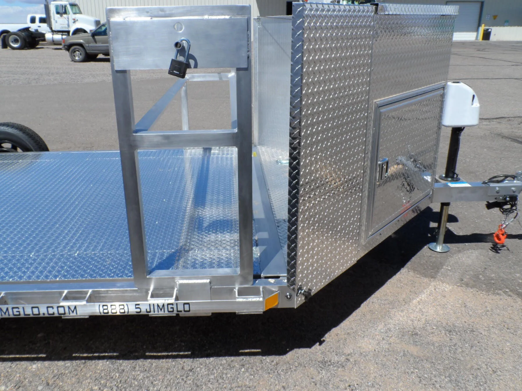 Open Car Trailer for Low Cars NO RAMPS Quick & Simple to Load