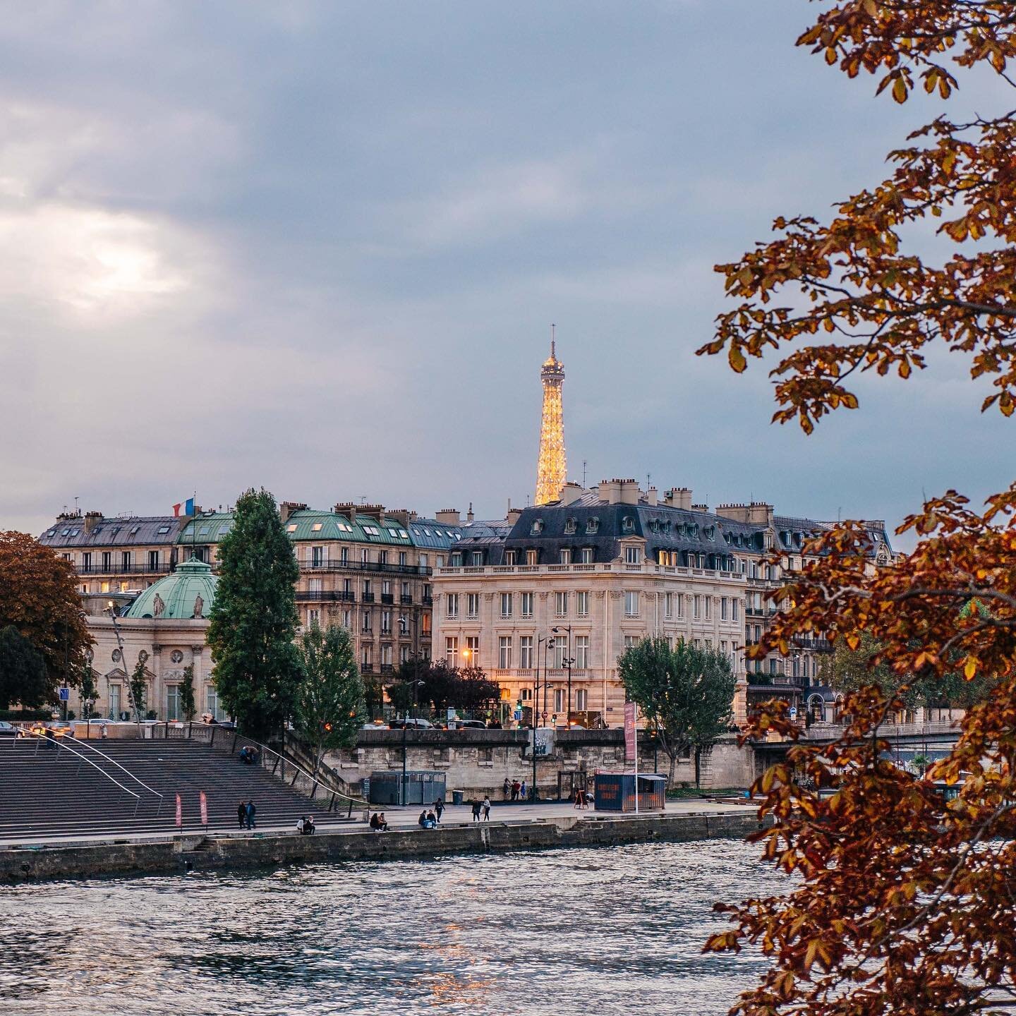 A view from the Seine ✨ via @antho.dlx