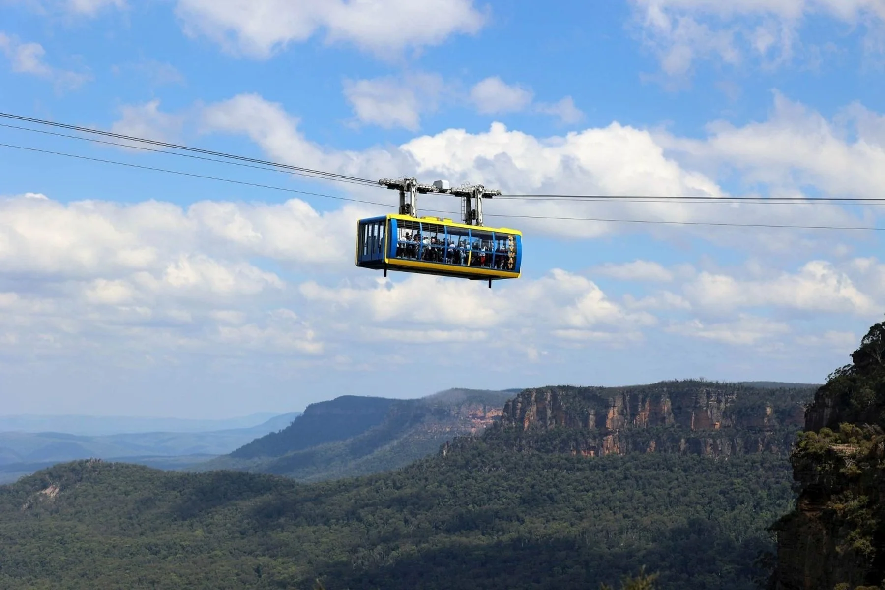 Cableway Over Jamison Valley