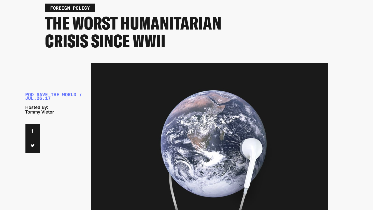 David Miliband, head of the International Rescue Committee, used SocialSphere polling and insights to raise awareness of a growing humanitarian crisis."Millennials recognised the severity of the crisis and are ready to take on the responsibility of a global community,"