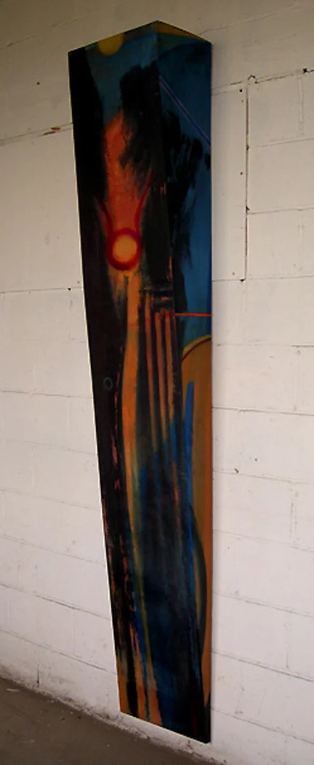 Hathor's Return (side) 2006 (91"x16"x10"D top)